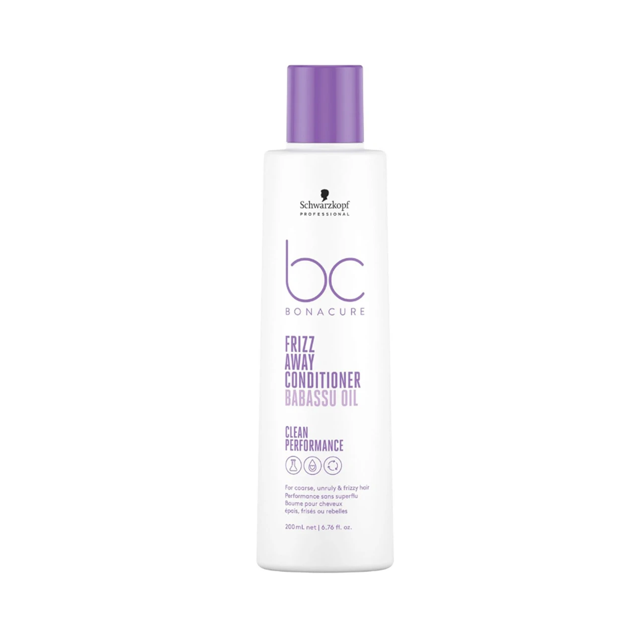 Conditioner Frizz Away Bonacure Schwarzkopf 200ml 3 Conditioner Frizz Away Bonacure Schwarzkopf 200ml